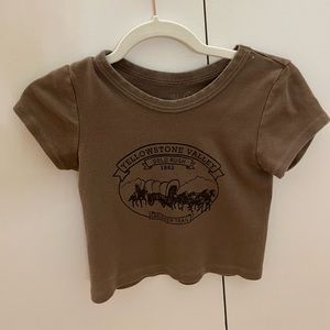 VINTAGE brandy melville crop top